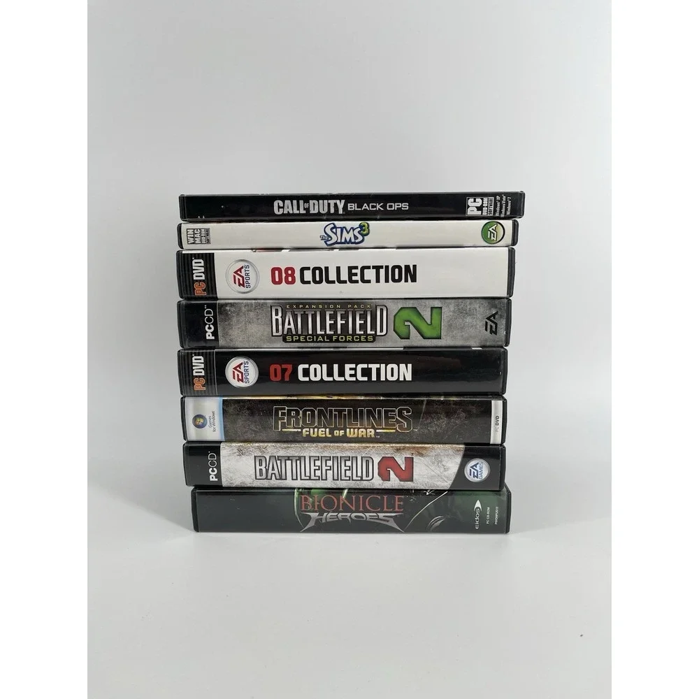 👉 PC Game Lot Sims 3 Black Ops Battlefield 8 Games Used Untested As Is